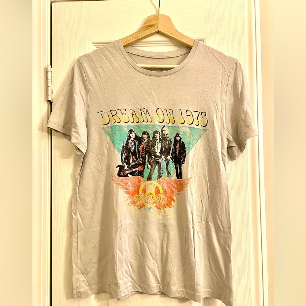 Aerosmith Dream on 1973 Band Tee — NWOT